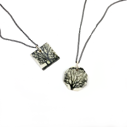 Ceramic Tree Necklace