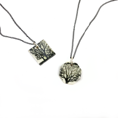 Ceramic Tree Necklace