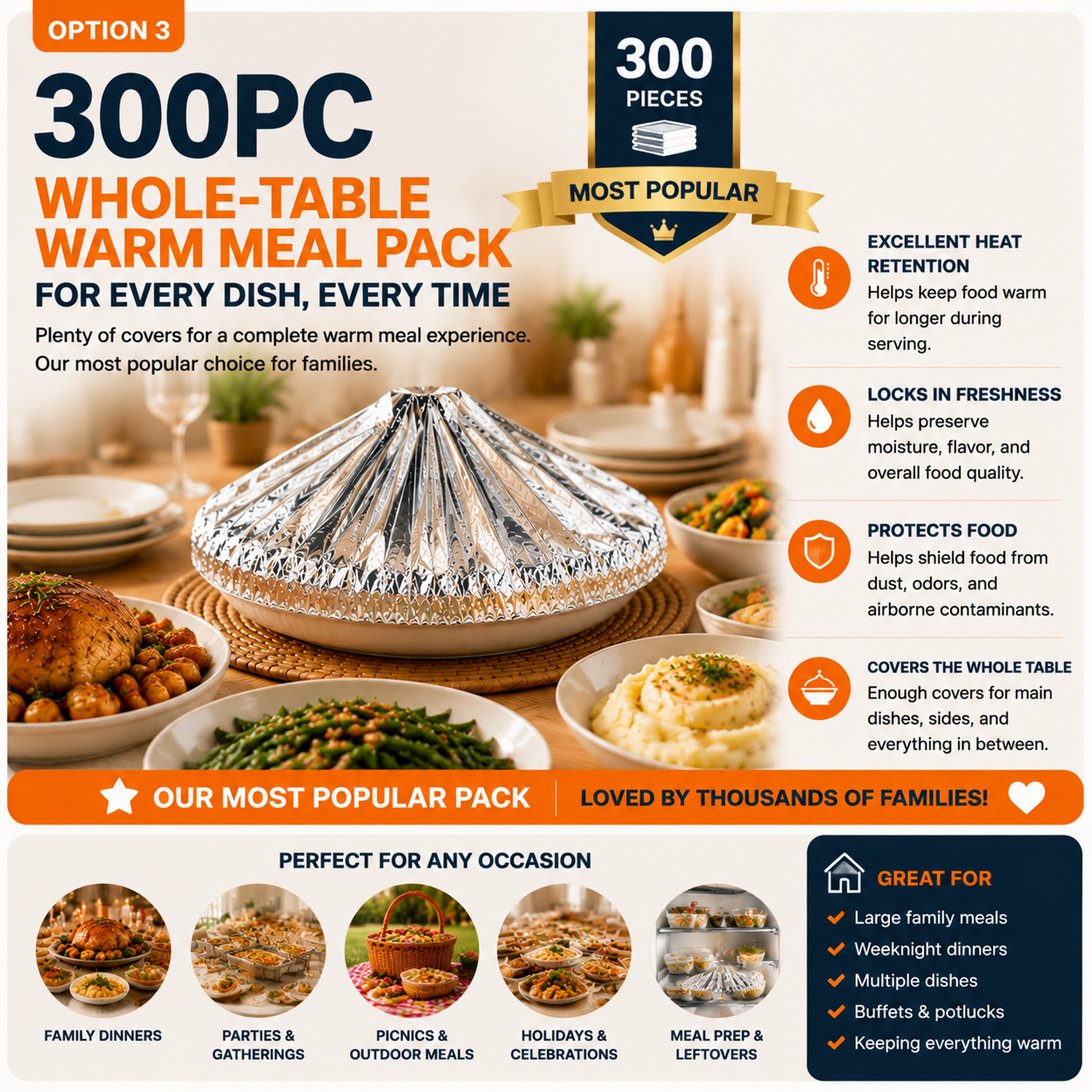 🍲🔥 TODAY ONLY — 43% OFF ⚡💥Keep Every Dish Warm & Fresh On The Table🔥 Serve like it just came out of the kitchen — anytime!
