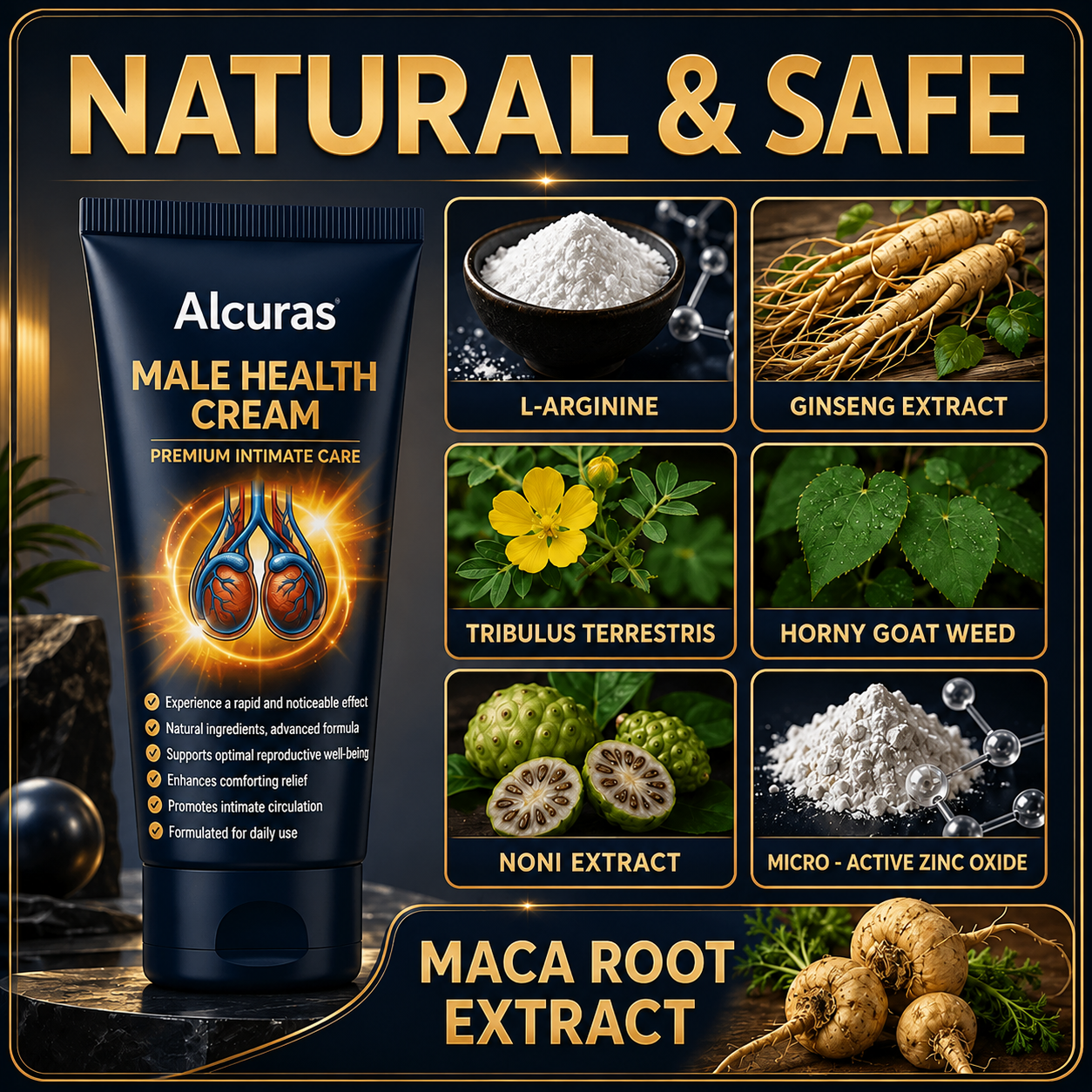 Alcuras® Rock-Hard in 41 Seconds Without Pills, Planning, or Apologies
