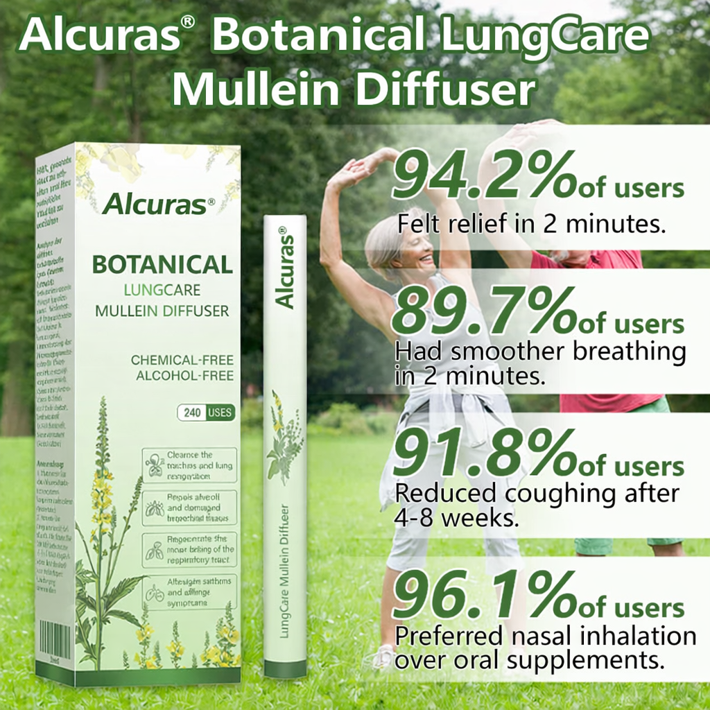 Alcuras® Botanical LungCare Mullein Diffuser