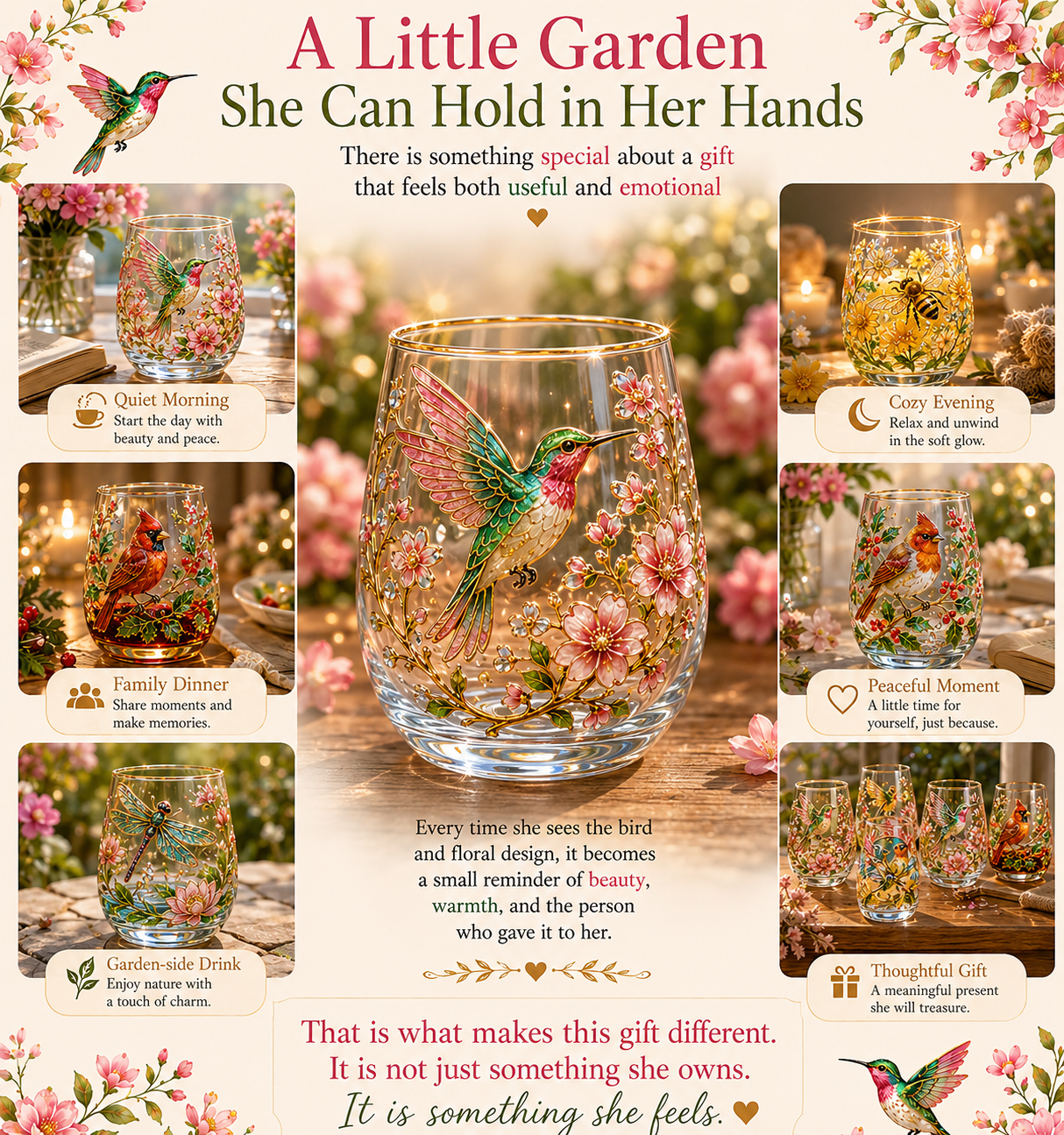 Limited Edition ✨ — Handcrafted with Care 🖐️, Almost Gone 🔥💝 Some Gifts Say “I Remembered” — This One Says “I Thought About You” 🌸 | Garden of Hope™ Limited Edition Gift Set
