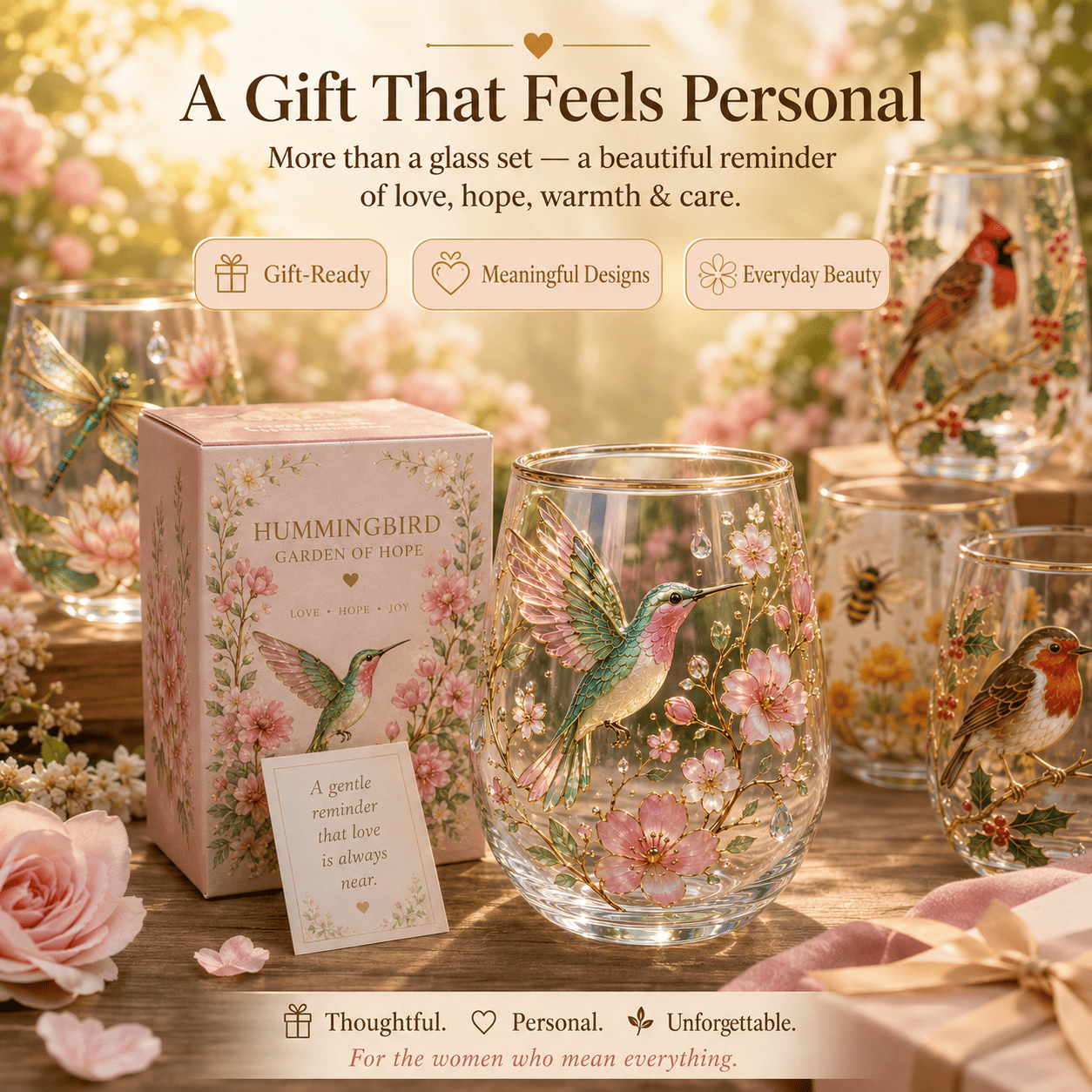 Limited Edition ✨ — Handcrafted with Care 🖐️, Almost Gone 🔥💝 Some Gifts Say “I Remembered” — This One Says “I Thought About You” 🌸 | Garden of Hope™ Limited Edition Gift Set