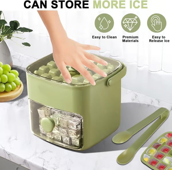 🧊 LAST DAY 50% OFF ✨ ONE PRESS ICE SYSTEM — CLEAN ICE. ZERO EFFORT.  ❄️