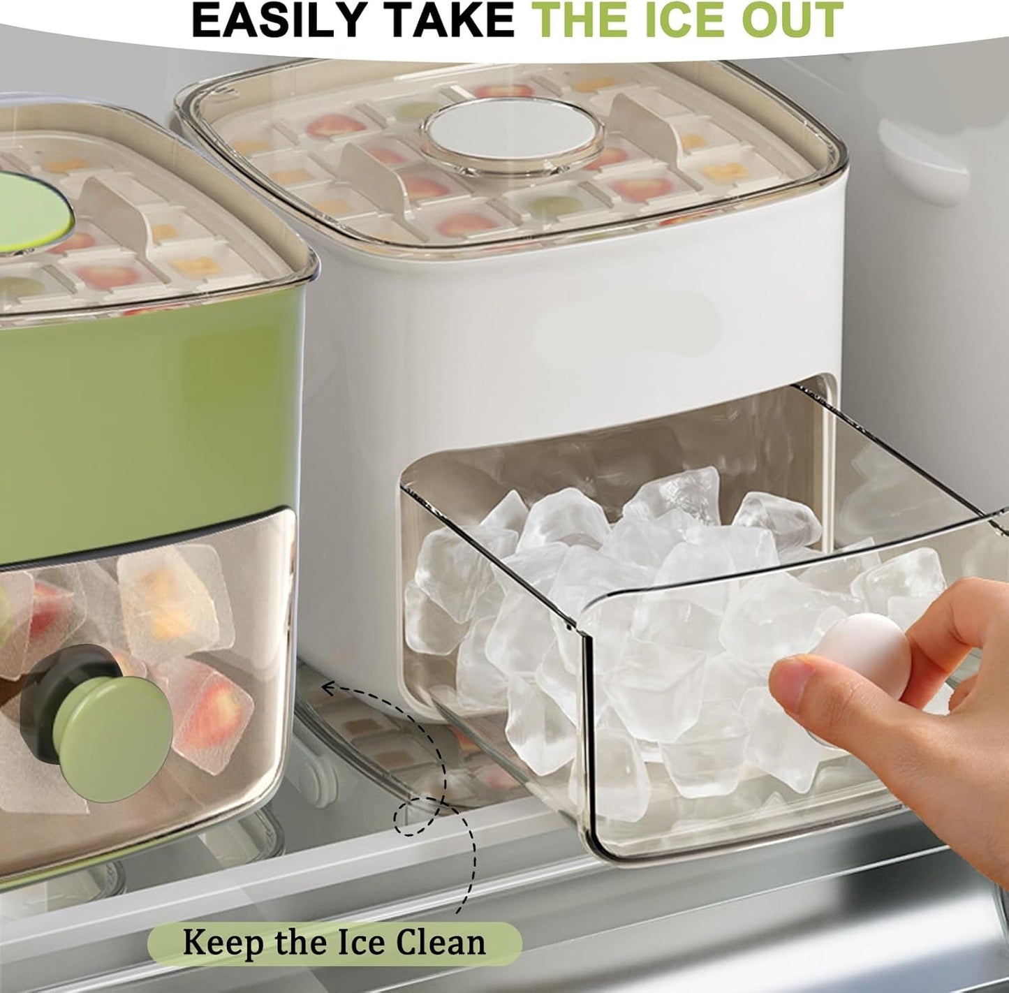 🧊 LAST DAY 50% OFF ✨ ONE PRESS ICE SYSTEM — CLEAN ICE. ZERO EFFORT.  ❄️