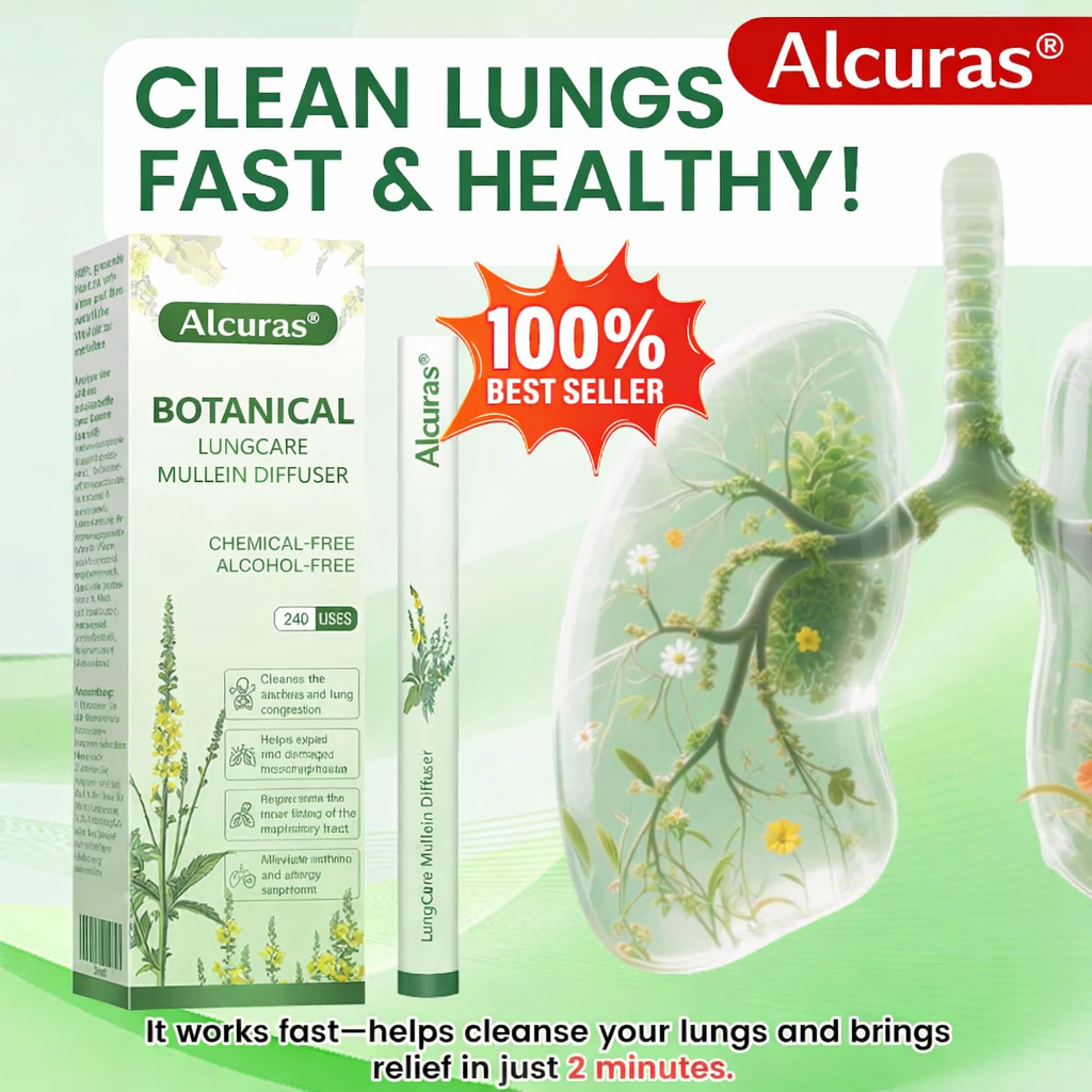 Alcuras® Botanical LungCare Mullein Diffuser
