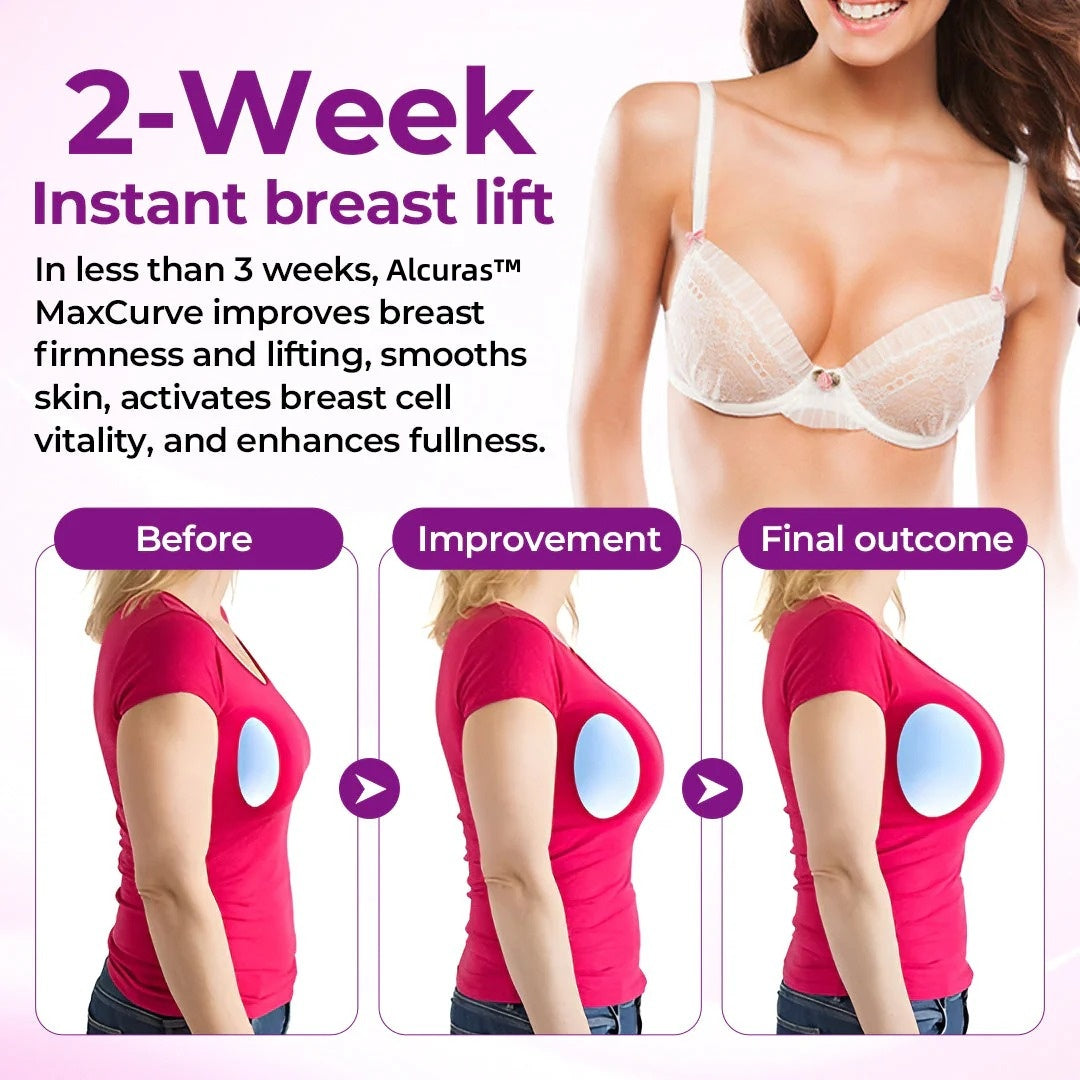 🔥Alcuras™ MaxCurve Sculpting & Volumizing Bust Oil⚡⏱️Get Visible Lift & Fuller Curves in Just 21 Days