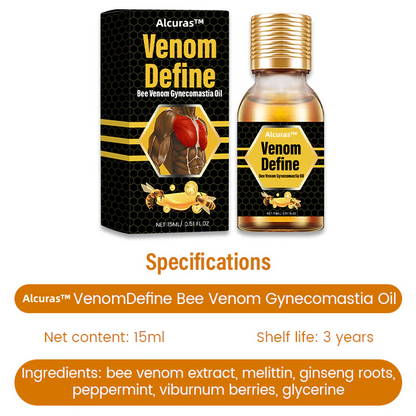 Alcuras™ VenomDefine Bee Venom Gynecomastia Oil