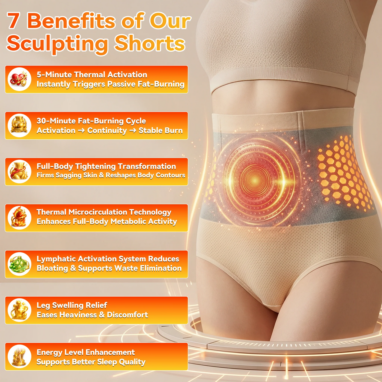 🎁Sfrcord®️ Official Brand Store | 2026 4-In-1 Micro-Particle Sculpting & Fat-Burn Short🔥